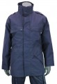 Blauwe parka met polarvest