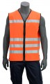 Verkeersgilet Fluo Oranje met Zijsplit