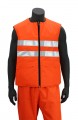 Omkeerbare Fluo Oranje Bodywarmer