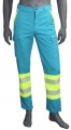  Fluo Gele en Enamel Blauwe Ambulancierbroek 3