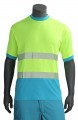 T-shirt Ambulance Fluo Geel Enamel Blauw