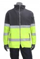 Grijs Fluo Gele Polar Fleece Vest