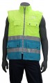 Fluo Geel – Enamel Blauwe Gilet Ambulancier