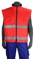 Fluo Rode Bodywarmer