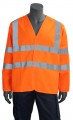 Fluo Oranje Verkeersgilet met lange mouwen