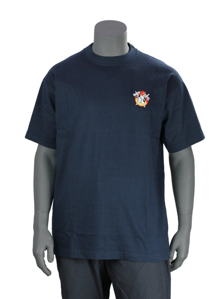 kanker Vergelden Wedstrijd Brandweer T-shirt met geborduurd logo