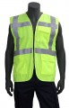 Fluo Gele Verkeersgilet met ritssluiting