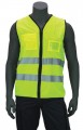 Gele Verkeersgilet met badgehouder